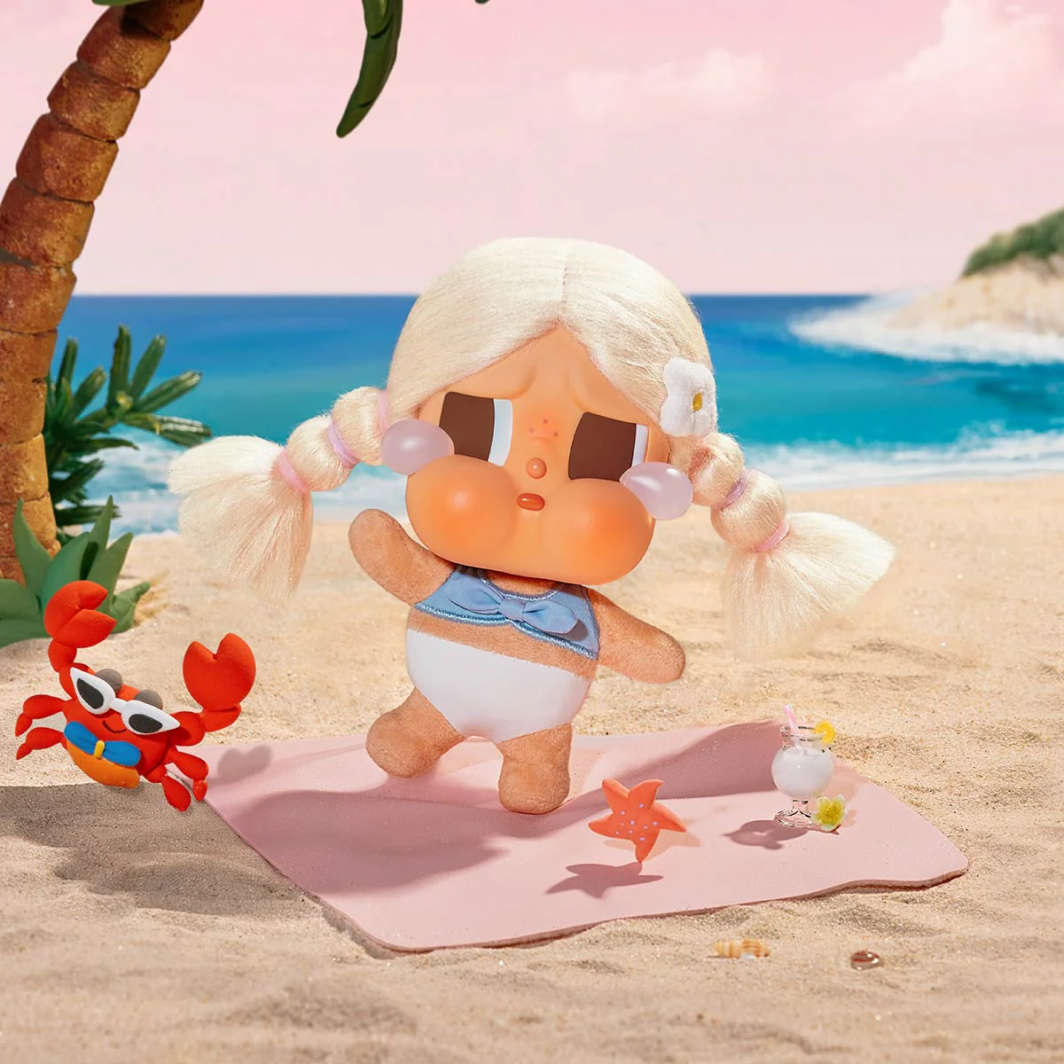 CRYBABY Vacation Mode On Series-Vinyl Plush Pendant Blind Box - Image 8